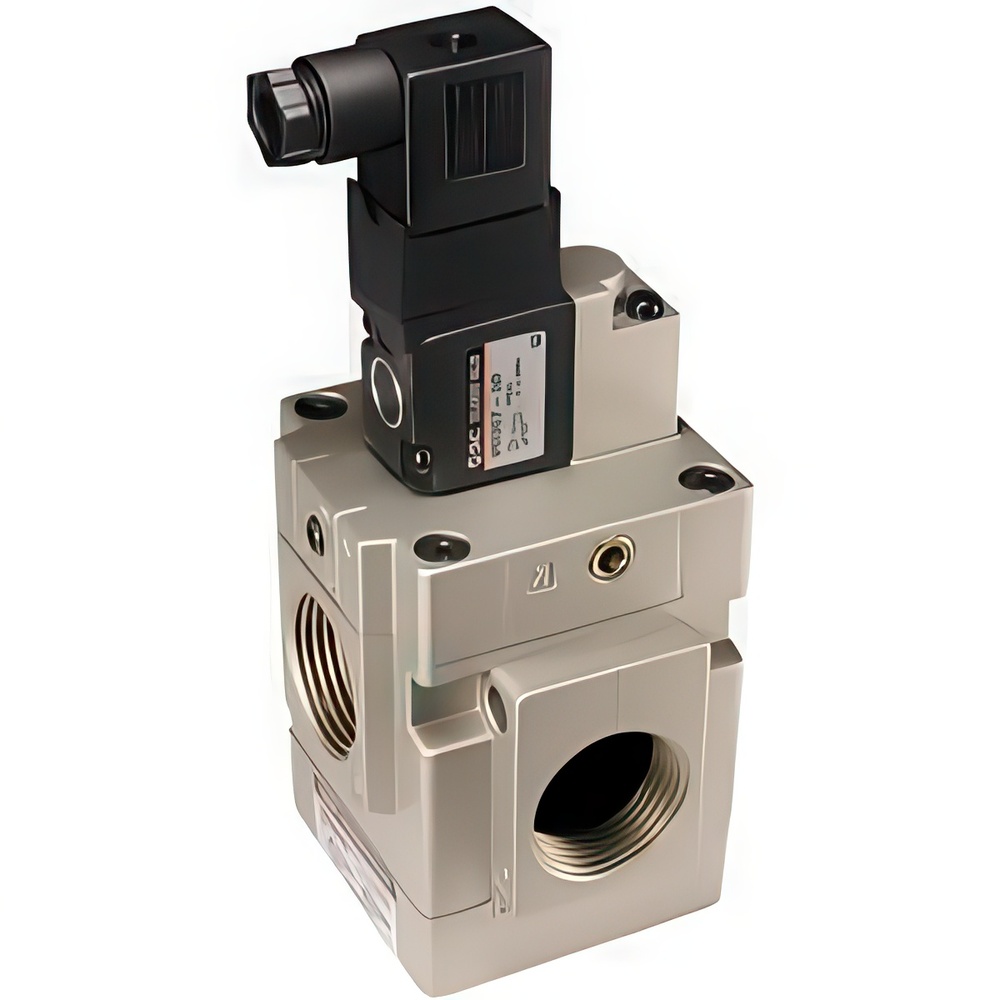SMC 3/2-Weg In-Line Elektromagneet Piloot Poppet Ventiel G1'' - VG342-5DZ-10FA-Q