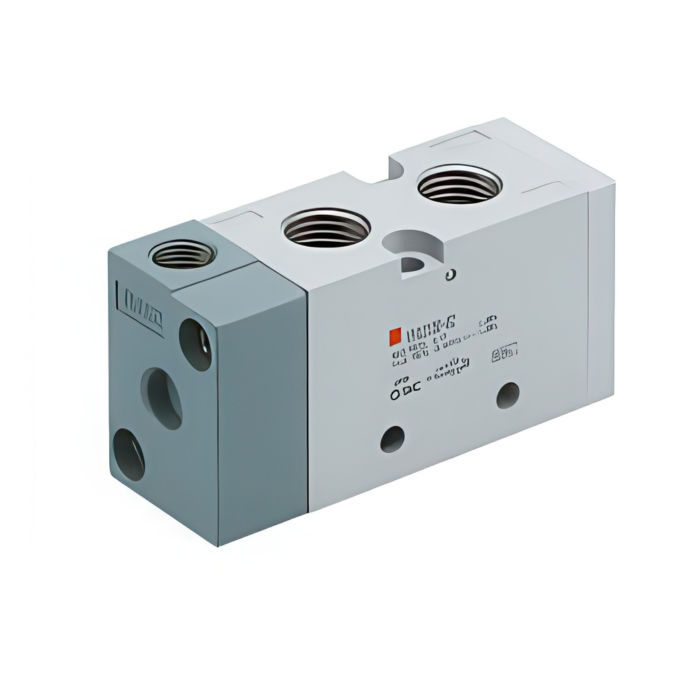 SMC 5/2-Wege Luftbetätigtes Ventil Grundplatte G-R-Gewinde - VFA3140-00F