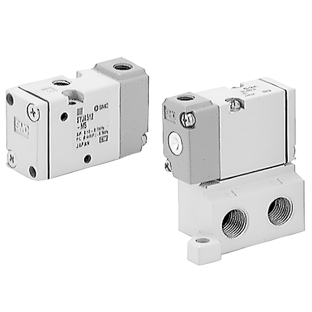 SMC 3/2-Way In-Line Air Operated Valve G1/8'' - SYJA722-01F