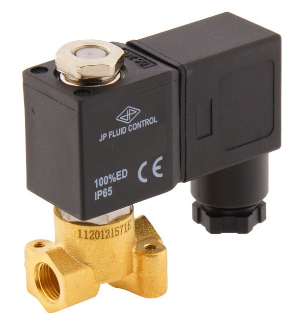 Solenoid Valve CM-DA 1/8'' Brass FKM 0-bar (without coil)