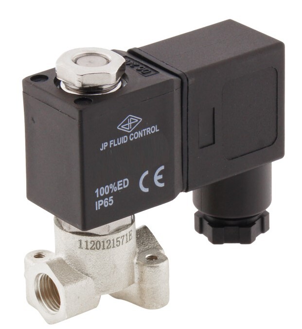 Solenoid Valve CM-DA 1/8'' Stainless Steel FKM 0-10bar 12V DC