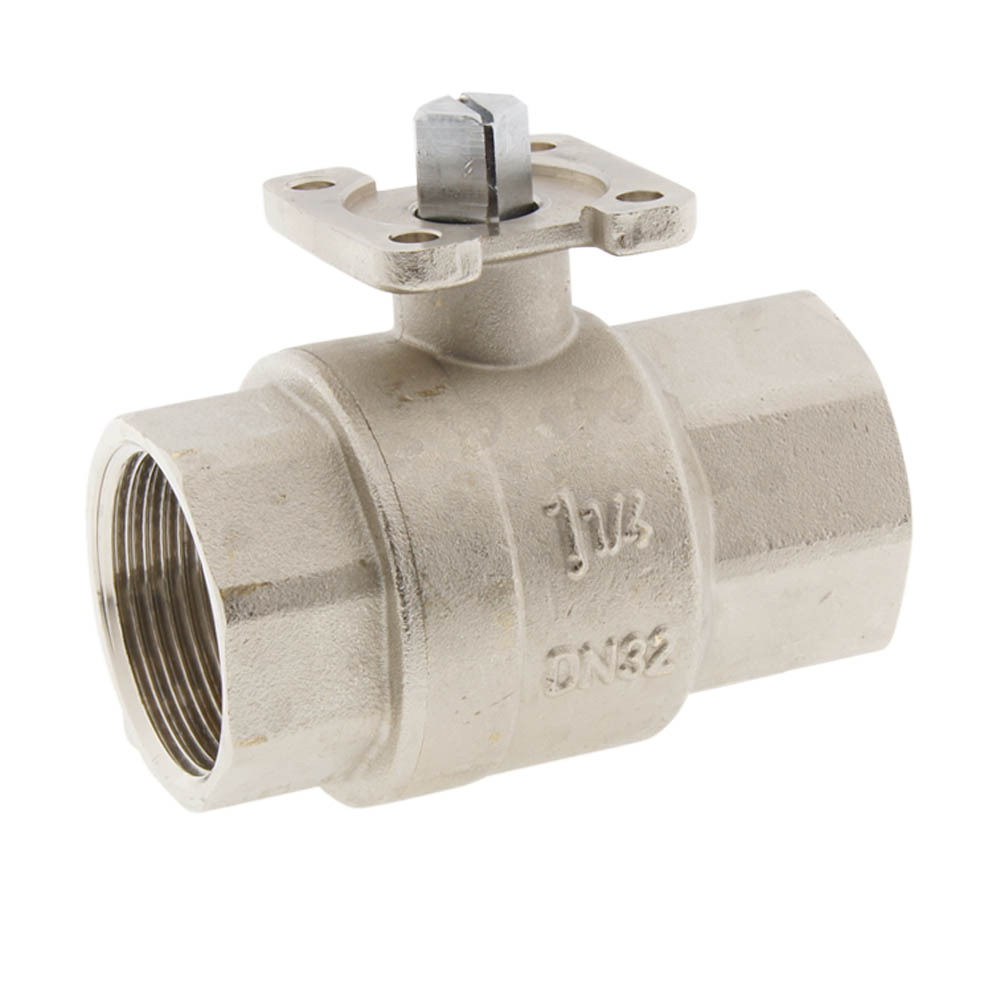 Rp1/4'' Brass Ball Valve 2-Way ISO-Top PN40 - BL2BA