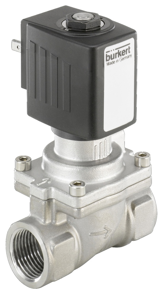 Válvula Solenoide G1/2'' NC Acero Inoxidable NBR 0.2-16bar/3-232psi 24VDC 6281 221968