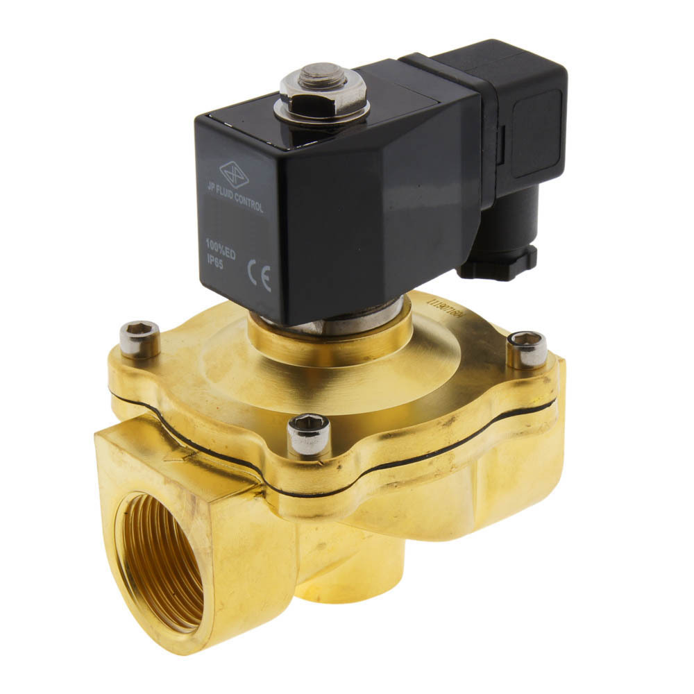 Solenoid Valve DF-SA 1-1/4'' Brass FKM 0-bar (without coil)