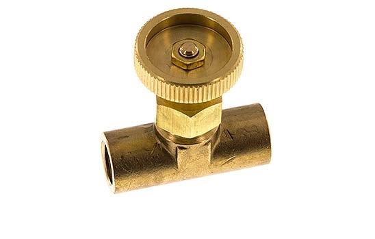 Vanne à pointeau en laiton G1/8'' NBR 15 bar - NLB