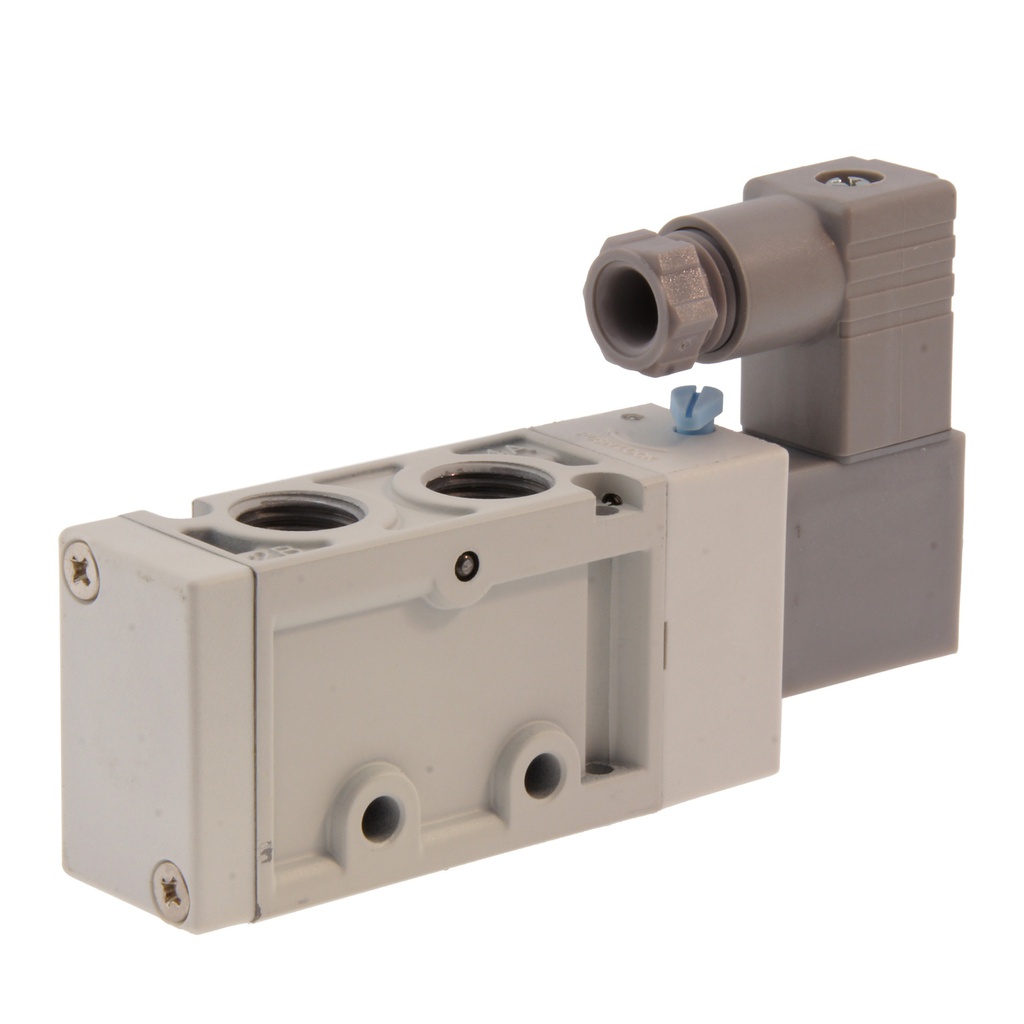 G1/4'' 230V AC Válvula de solenoide de 5/2 vías 2-8bar MVSC1