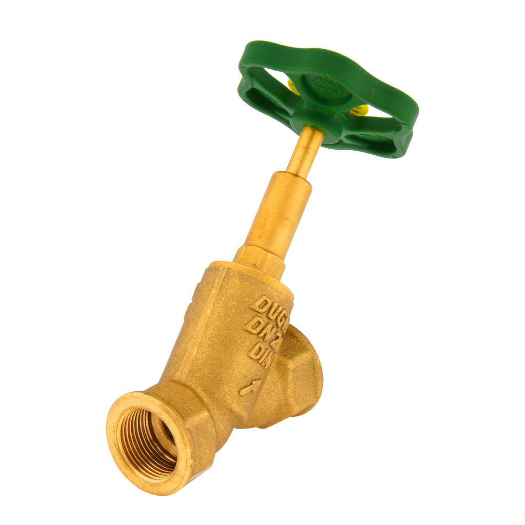 G2-1/2'' Latón Válvula De Asiento Inclinado PTFE 10 Bar Agua Potable- AL2BM