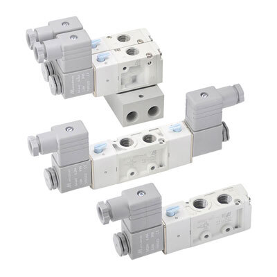 G1/4'' 24V DC 3/2 vías Válvula de solenoide biestable 2-8bar MVSC