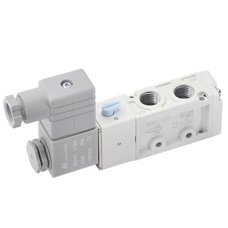 G1/8'' 24 V CC Válvula Solenoide 5/2 Vías 2-8bar MVSC