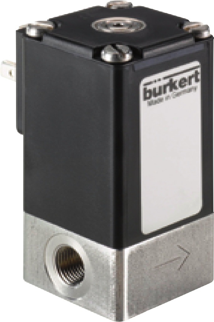 Solenoid Valve G1/8'' NC Stainless Steel FKM -1-16bar/-15-232psi 24VDC 2873 234305