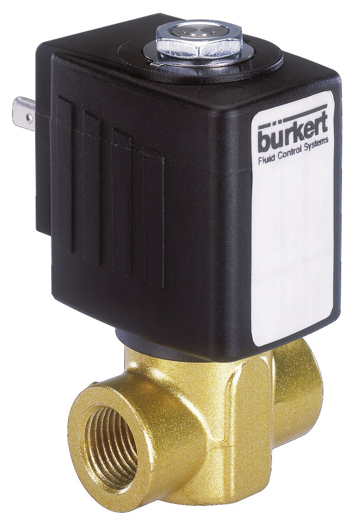 Solenoid Valve G3/8'' NC Brass FKM 0-16bar/232psi 24VAC Oxygen Fat/Oil Free 6240 241831