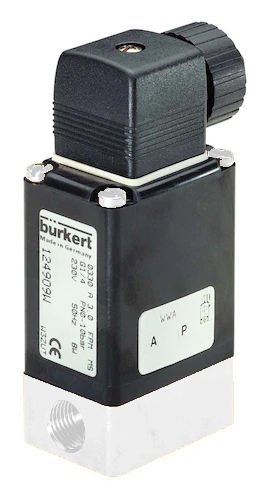 Solenoid Valve G1/4'' NC Plastic EPDM -1-3bar/-15-44psi 24VDC Vacuum 0330 73422