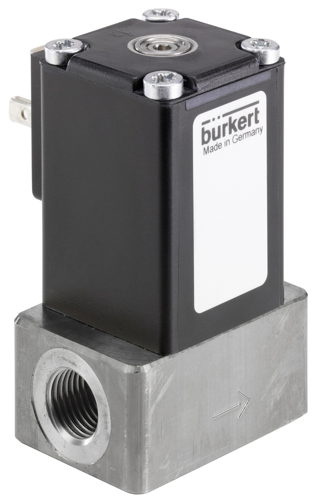 Électrovanne G1/4'' NC Acier Inoxydable EPDM -1-5bar/-15-73psi 24VDC 2873 255671