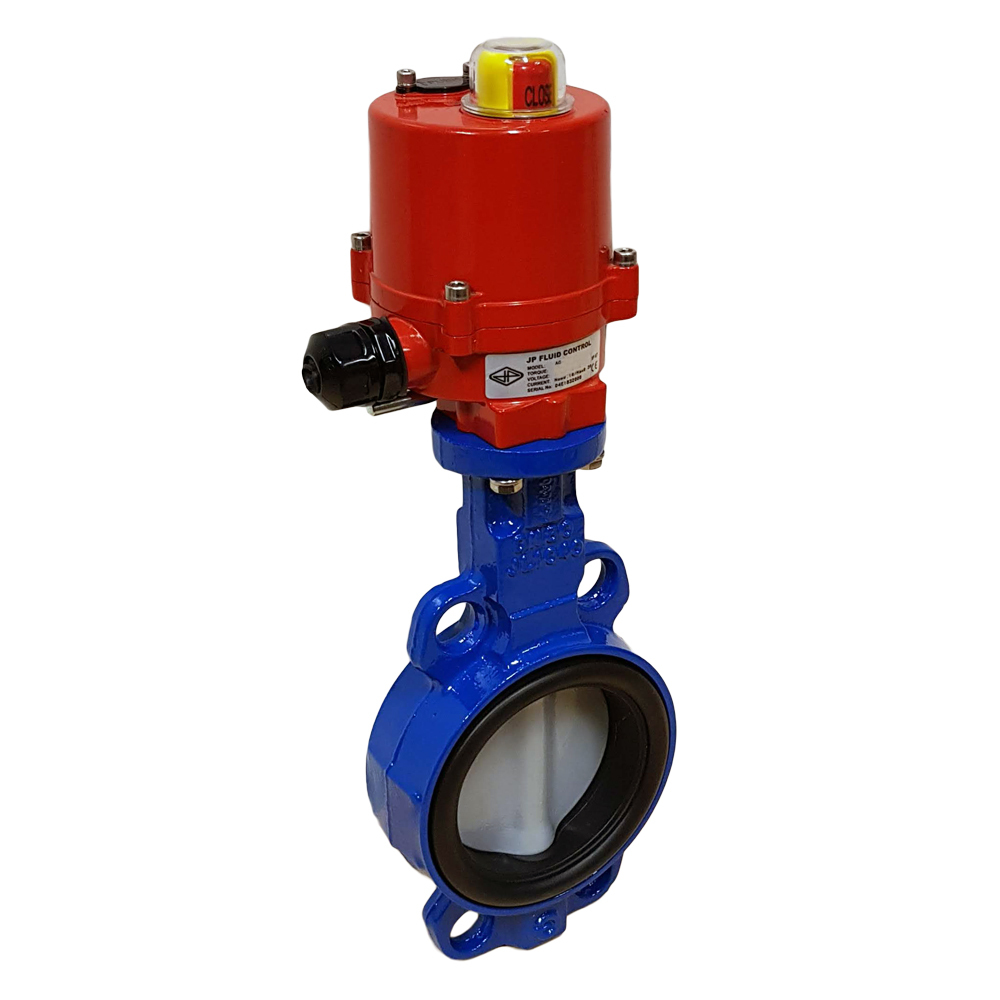 DN80 (3 inch) 12VDC Lug Electric Butterfly Valve GGG40-Cast iron-EPDM - BFLL