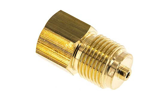 Réducteur en laiton G1/2'' (M) x G1/4'' (F) pour manomètre