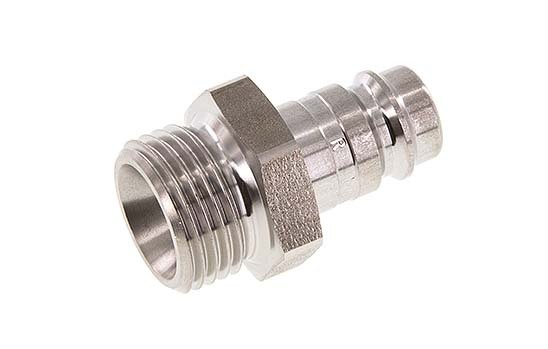 Acier inoxydable DN 10 Air Coupling Plug G 1/2 inch Male