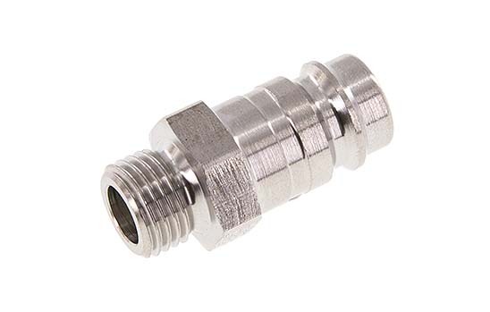 Acier inoxydable DN 10 Air Coupling Plug G 1/4 inch Male