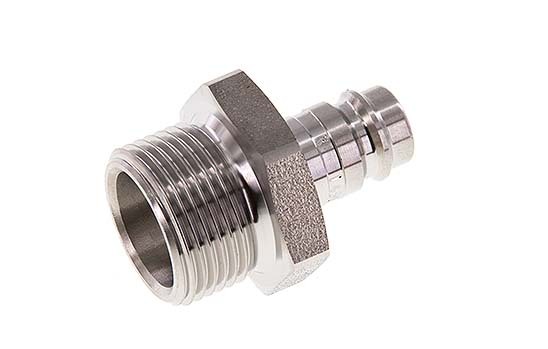 Stainless Steel 316L DN 10 Air Coupling Plug G 3/4 inch Male