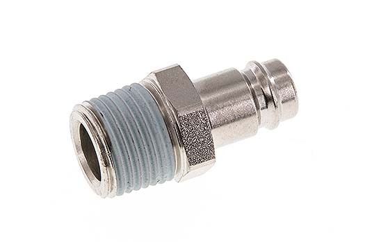 Acier trempé DN 10 Air Coupling Plug R 1/2 inch Male