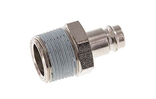 Acier trempé DN 10 Air Coupling Plug R 3/4 inch Male