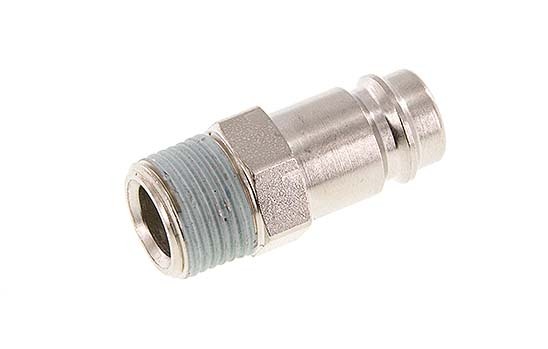 Hardened steel DN 10 Air Coupling Plug R 3/8 inch Male