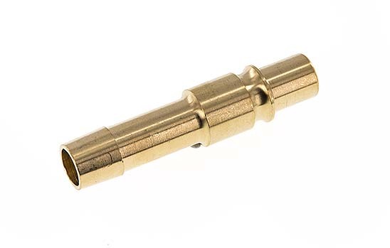 Brass DN 12 Air Coupling Plug 16 mm Hose Pillar