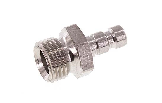 Acier inoxydable 316L DN 2.7 (Micro) Air Coupling Plug G 1/8 inch Male