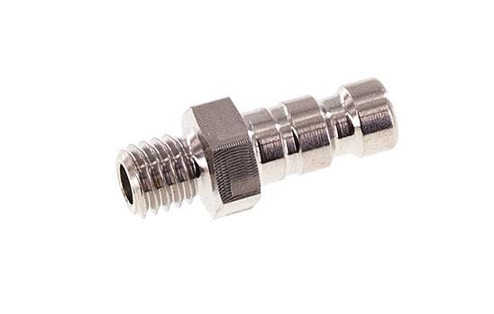 Stainless Steel 316L DN 2.7 (Micro) Air Coupling Plug M5 Male