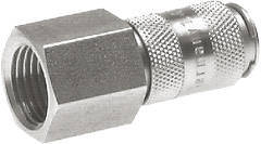 Nickel-plated Brass DN 2.7 (Micro) Air Coupling Socket G 1/8 inch Female