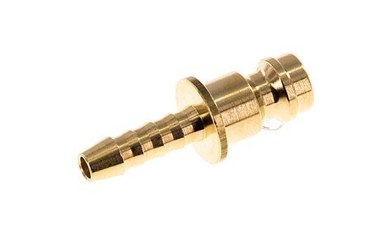 Brass DN 5 Air Coupling Plug 4 mm Hose Pillar