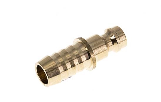 Brass DN 5 Air Coupling Plug 9 mm Hose Pillar