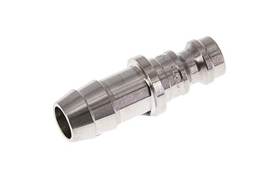 Stainless steel DN 5 Air Coupling Plug 9 mm Hose Pillar