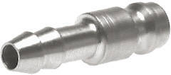 Edelstahl 306L DN 5 Luftkupplungsstecker 4 mm Schlauchpfeiler