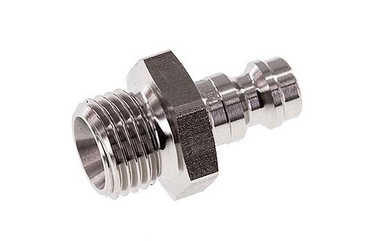 Acier inoxydable 306L DN 5 Air Coupling Plug G 1/4 inch Male