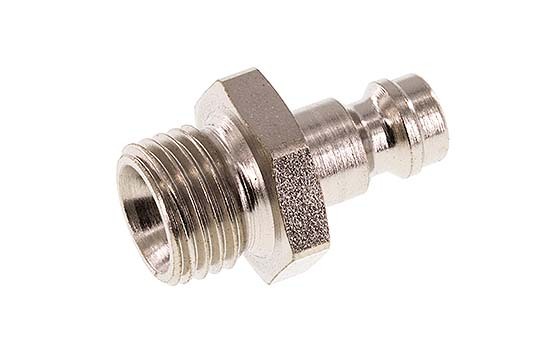 Hardened steel DN 5 Air Coupling Plug G 1/4 inch Male