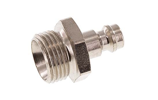 Hardened steel DN 5 Air Coupling Plug G 3/8 inch Male