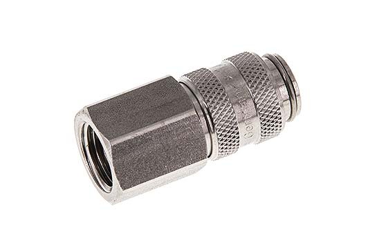 Stainless steel DN 5 Air Coupling Socket G 1/4 inch Female