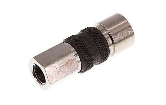 Nickel-plated Brass DN 5 Brown-Coded Air Coupling Socket G 1/8 inch Female