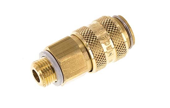 Brass DN 5 Air Coupling Socket G 1/8 inch Male