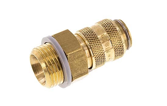 Brass DN 5 Air Coupling Socket G 3/8 inch Male