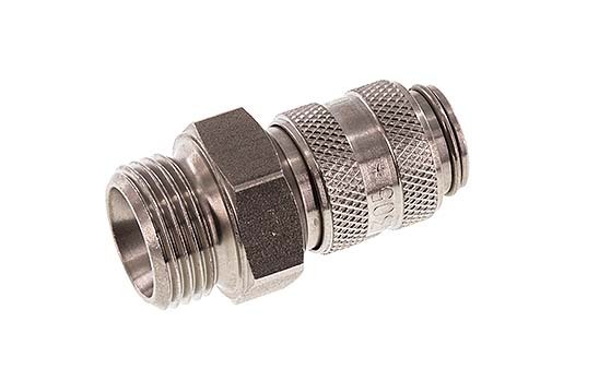 Stainless steel DN 5 Air Coupling Socket G 3/8 inch Male