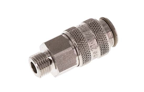 Acier inoxydable 306L DN 5 Air Coupling Socket G 1/8 inch Male