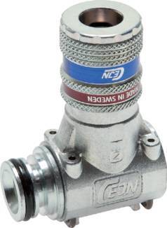 Steel DN 7.6 (7.2 Euro) Safety Air Coupling Socket CEJN Expansion Unit