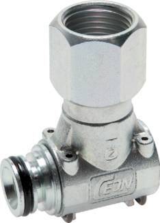 Steel DN 7.2 (Euro) Air Coupling Socket G 1/2 inch Female