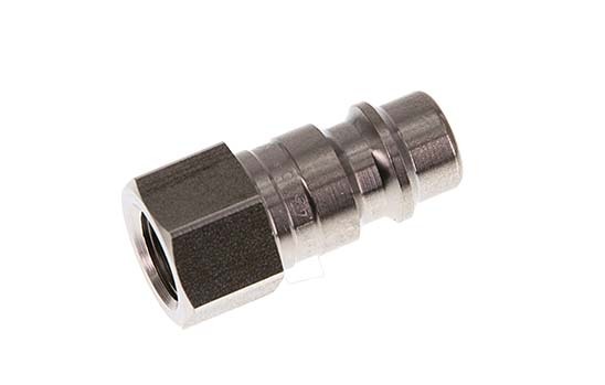 Stainless steel DN 7.2 (Euro) Air Coupling Plug G 1/8 inch Female