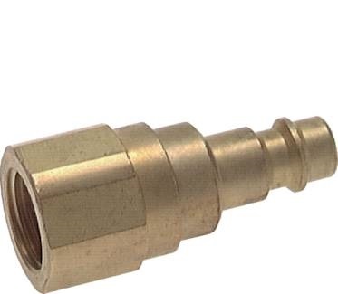 Brass DN 7.2 (Euro) Air Coupling Plug G 1/2 inch Female with Check Valve