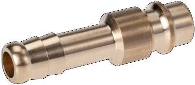 Brass DN 7.2 (Euro) Air Coupling Plug 8 mm Hose Pillar Double Shut-Off