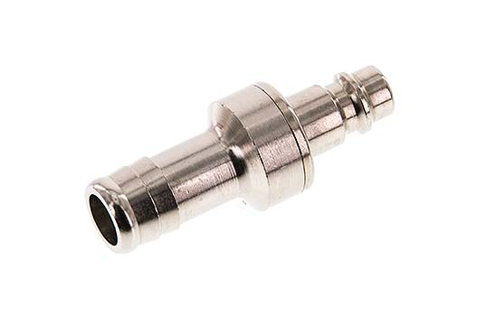 Nickel-plated Brass DN 7.2 (Euro) Air Coupling Plug 13 mm Hose Pillar Double Shut-Off