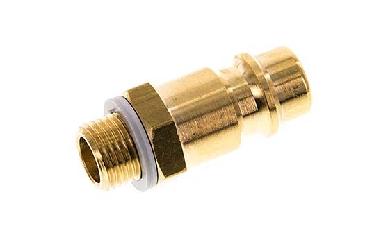 Brass DN 7.2 (Euro) Air Coupling Plug G 1/8 inch Male