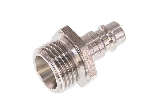 Stainless steel DN 7.2 (Euro) Air Coupling Plug G 1/2 inch Male